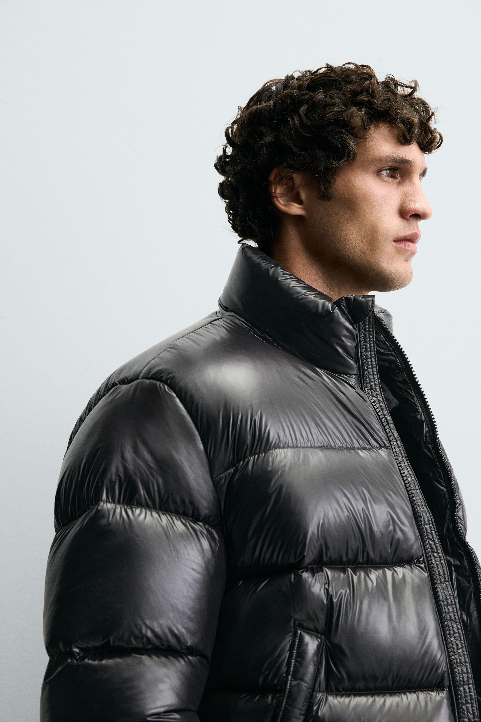 100% FEATHER PUFFER JACKET